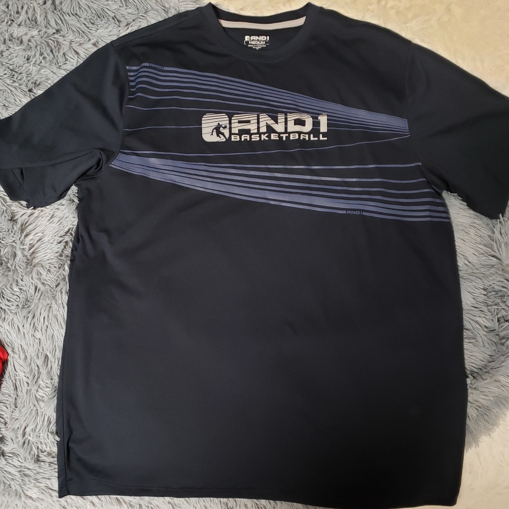 Mens And1 basketball shirt